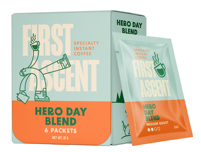 Handcrafted SingleServe Instant Coffee Packets FIRST ASCENT